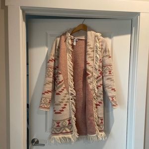 Good Karma Aztec  long cardigan